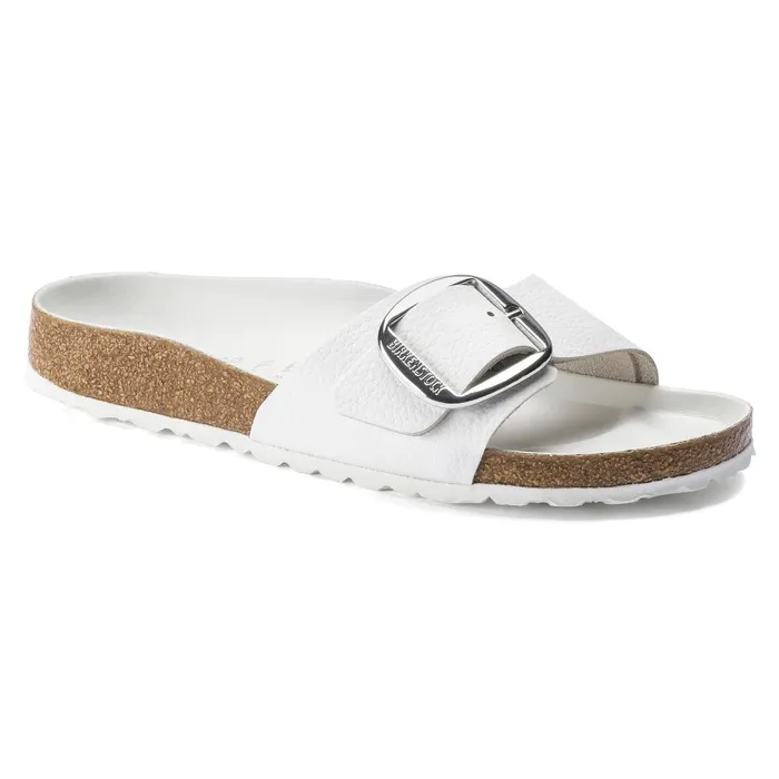 Women Birkenstock OneStrap Madrid Big Buckle White