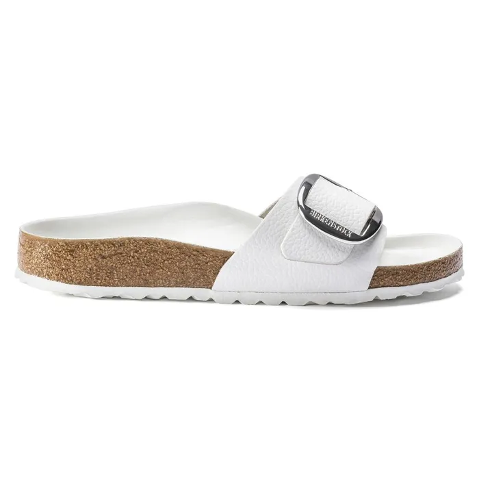 Women Birkenstock OneStrap Madrid Big Buckle White