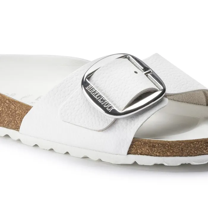 Women Birkenstock OneStrap Madrid Big Buckle White