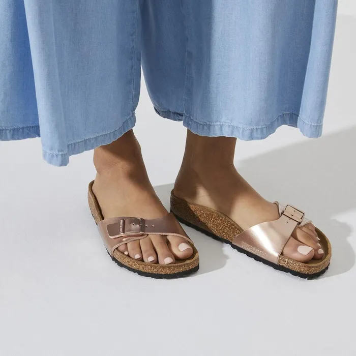 Women Birkenstock OneStrap Madrid Copper