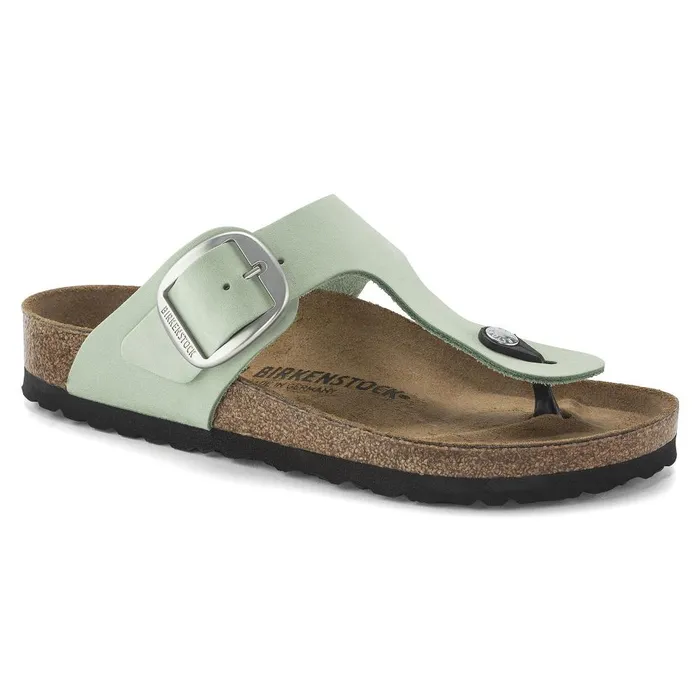 Women Birkenstock Thong Gizeh Big Buckle Matcha