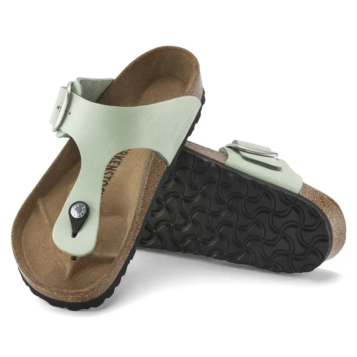 Women Birkenstock Thong Gizeh Big Buckle Matcha