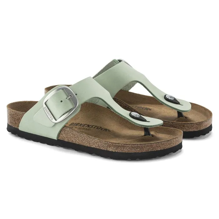 Women Birkenstock Thong Gizeh Big Buckle Matcha