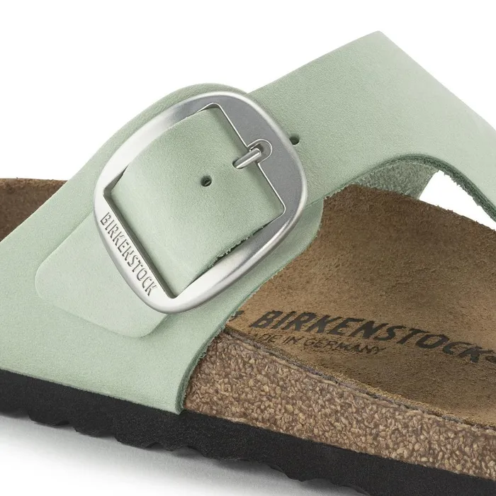 Women Birkenstock Thong Gizeh Big Buckle Matcha