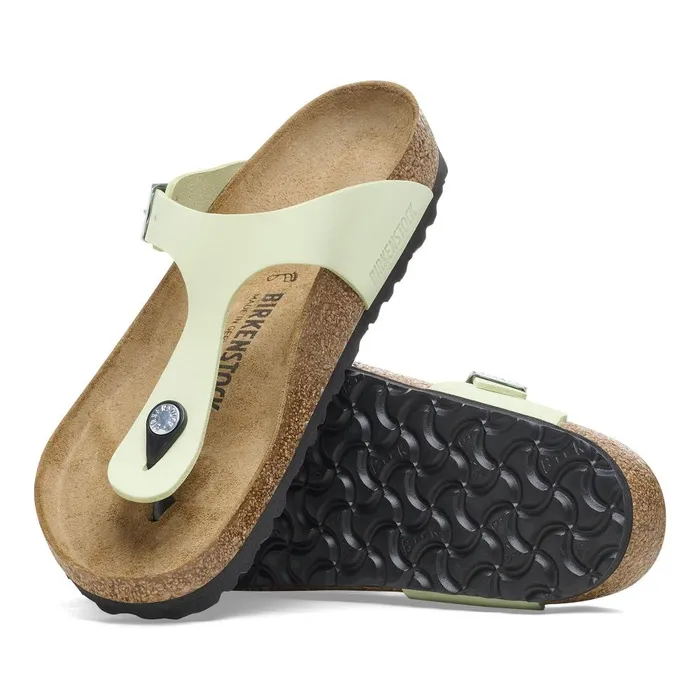 Women Birkenstock Thong Gizeh Faded Lime