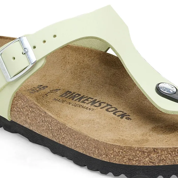 Women Birkenstock Thong Gizeh Faded Lime