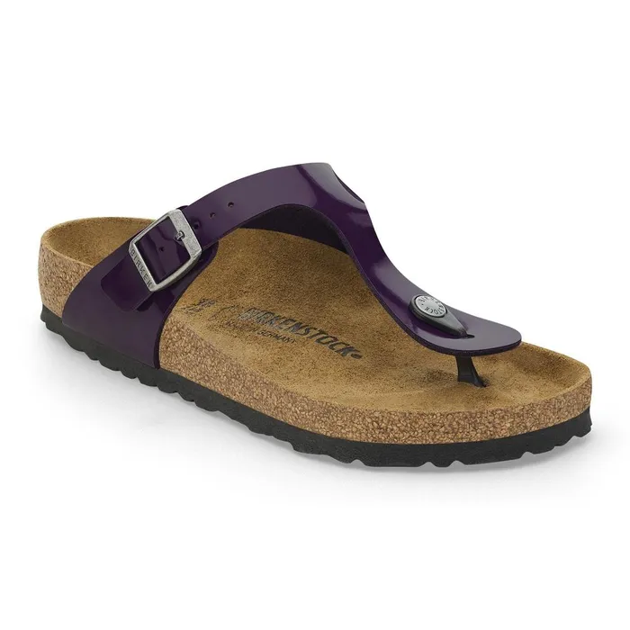 Women Birkenstock Thong Gizeh Patent Acai