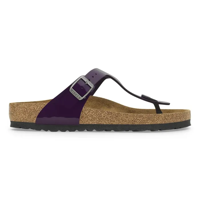 Women Birkenstock Thong Gizeh Patent Acai