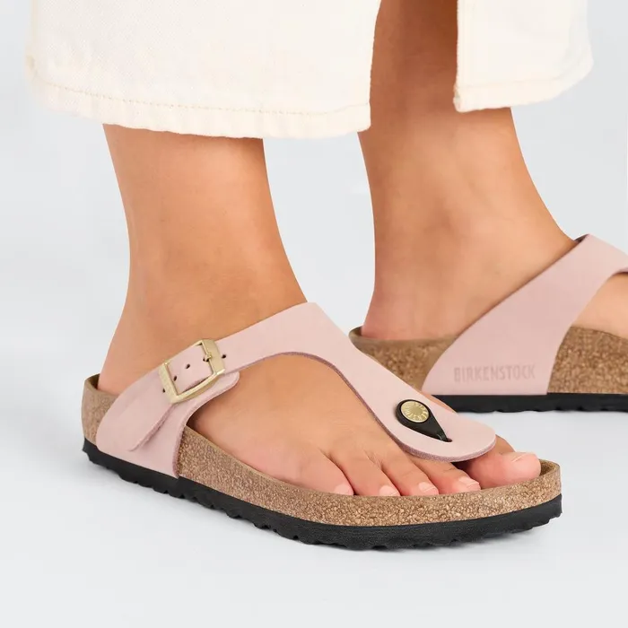 Women Birkenstock Thong Gizeh Soft Pink