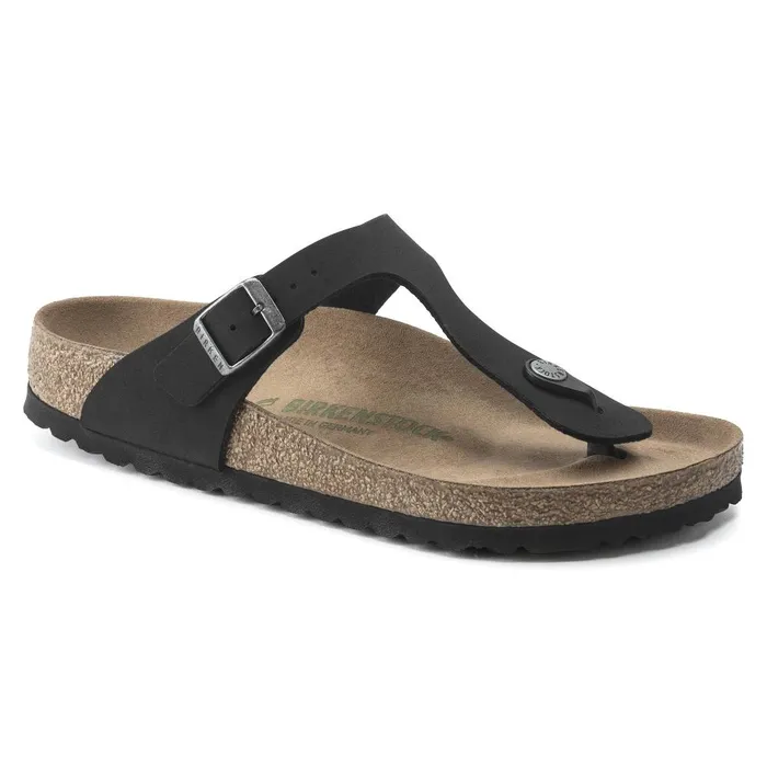 Women Birkenstock Thong Gizeh Vegan Black