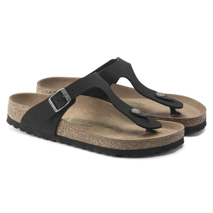 Women Birkenstock Thong Gizeh Vegan Black