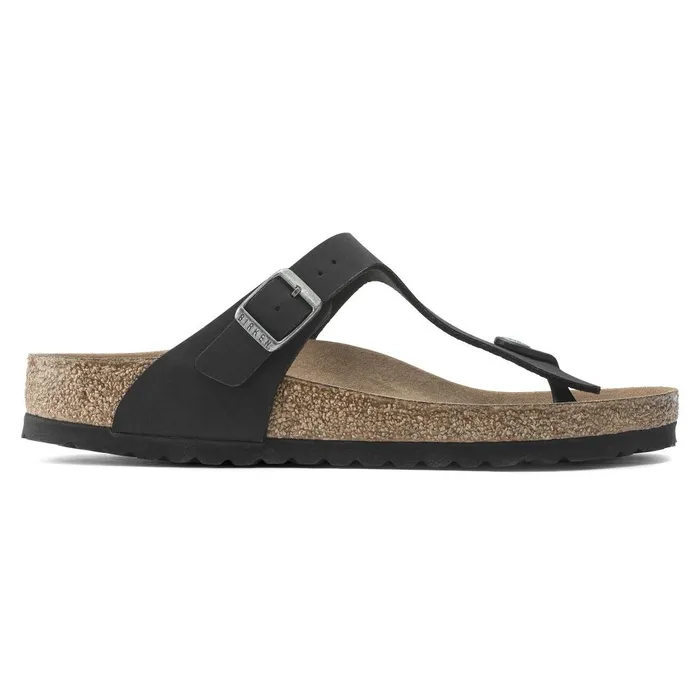 Women Birkenstock Thong Gizeh Vegan Black
