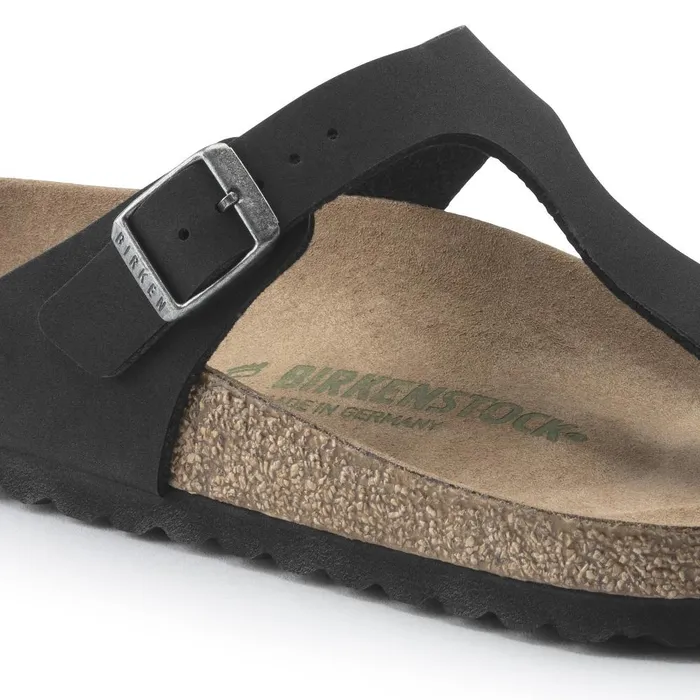 Women Birkenstock Thong Gizeh Vegan Black