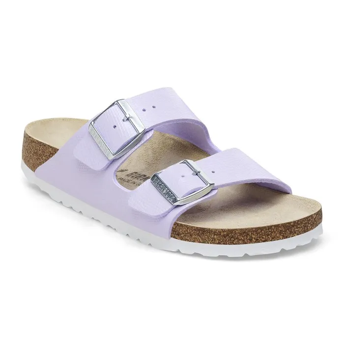 Women Birkenstock TwoStrap Arizona Shiny Purple Fog