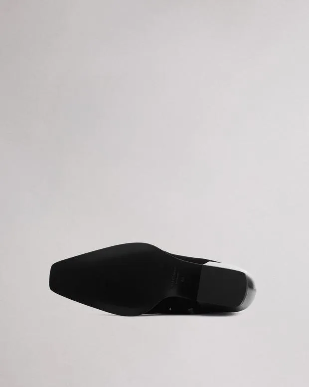 Women Boots Rag and Bone Joni Stud Suede Boot Black Suede
