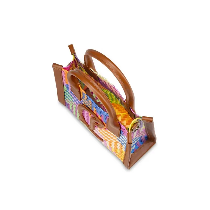 Women By My Side Mini Tote Bag 8211 Braiding And Calf Leather 8211 Multicolor Christian Louboutin Totes