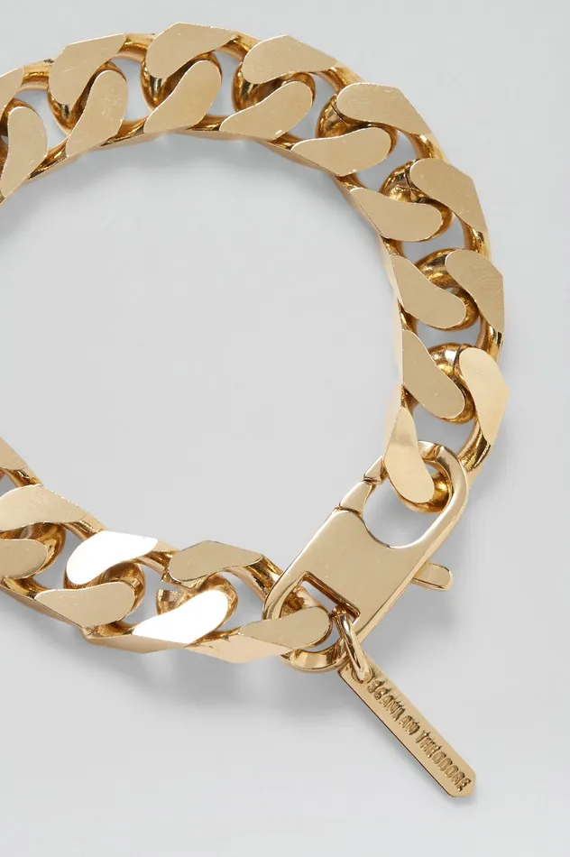 Women CHUNKY FLAT CHAIN BRACELET LIGHTGOLD Jewelry Scanlan Theodore