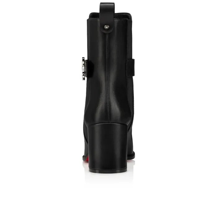 Women CL Chelsea Booty 70 Mm Low Boots 8211 Calf Leather 8211 Black Christian Louboutin Boots