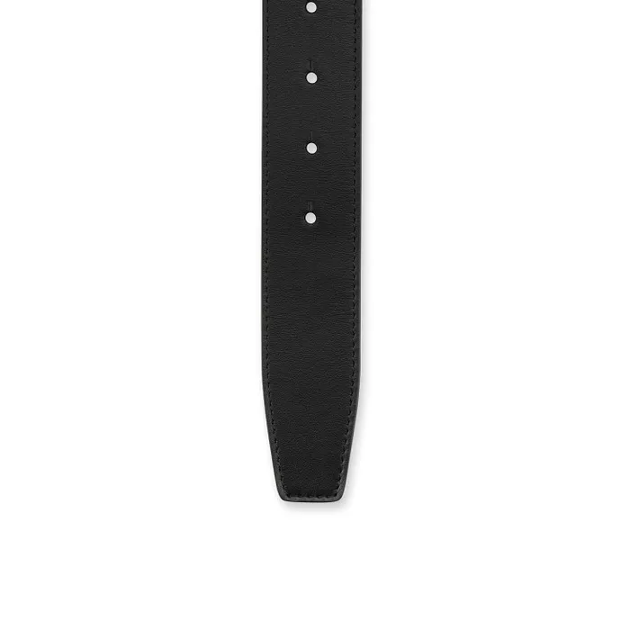 Women CL Logo Belt 8211 Calf Leather 8211 Black Christian Louboutin Belts