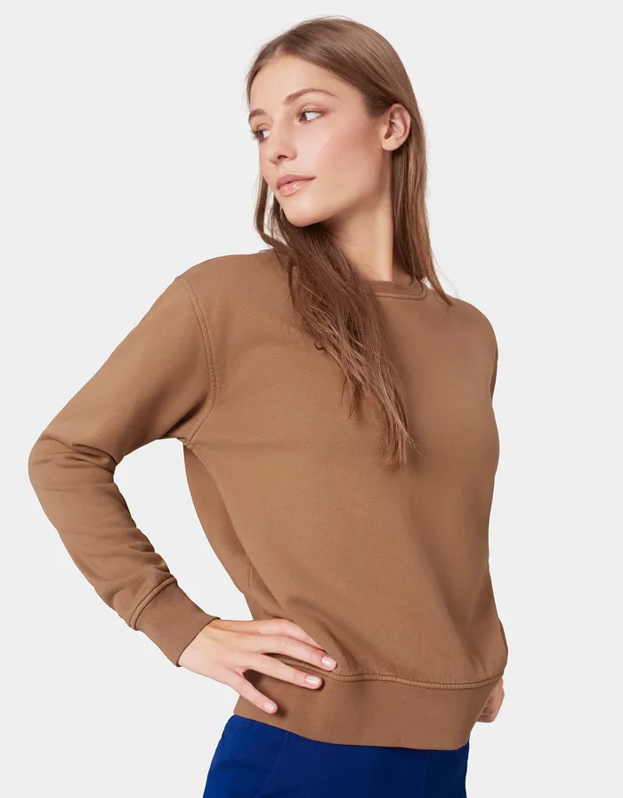 Women Classic Organic Crew 8211 Spring Green Women Crewneck Sweatshirts Colorfulstandard