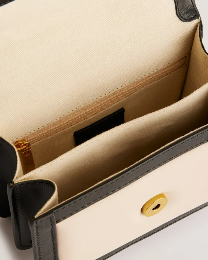 Women CLEVLEN 8211 Padlock Leather Mini Crossbody Bag Black Ted Baker Crossbody Bags Women CLEVLEN 8211 Padlock Leather Mini Crossbody Bag Black Ted Baker Crossbody Bags