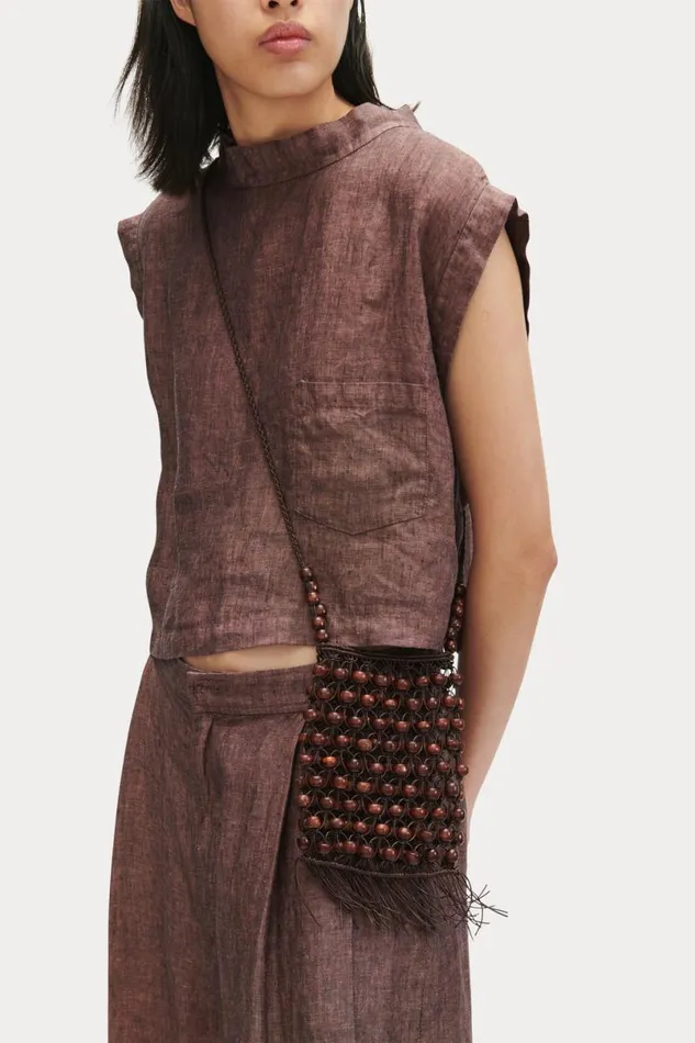 Women Clutches Handbags Crossbody Rachel Comey Tele Phone Pouch Chocolate Women Clutches Handbags Crossbody Rachel Comey Tele Phone Pouch Chocolate