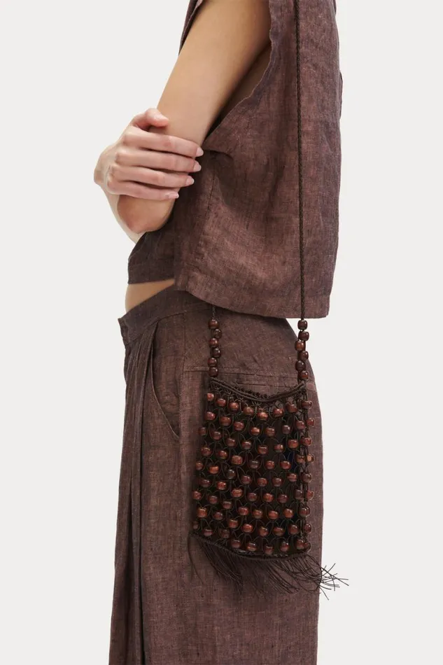 Women Clutches Handbags Crossbody Rachel Comey Tele Phone Pouch Chocolate Women Clutches Handbags Crossbody Rachel Comey Tele Phone Pouch Chocolate