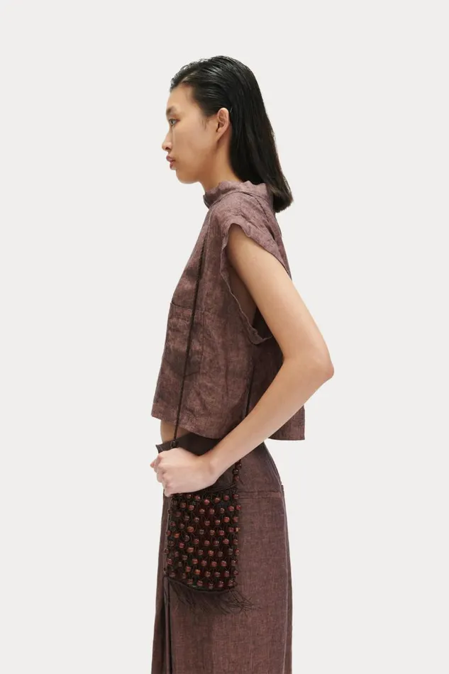 Women Clutches Handbags Crossbody Rachel Comey Tele Phone Pouch Chocolate Women Clutches Handbags Crossbody Rachel Comey Tele Phone Pouch Chocolate