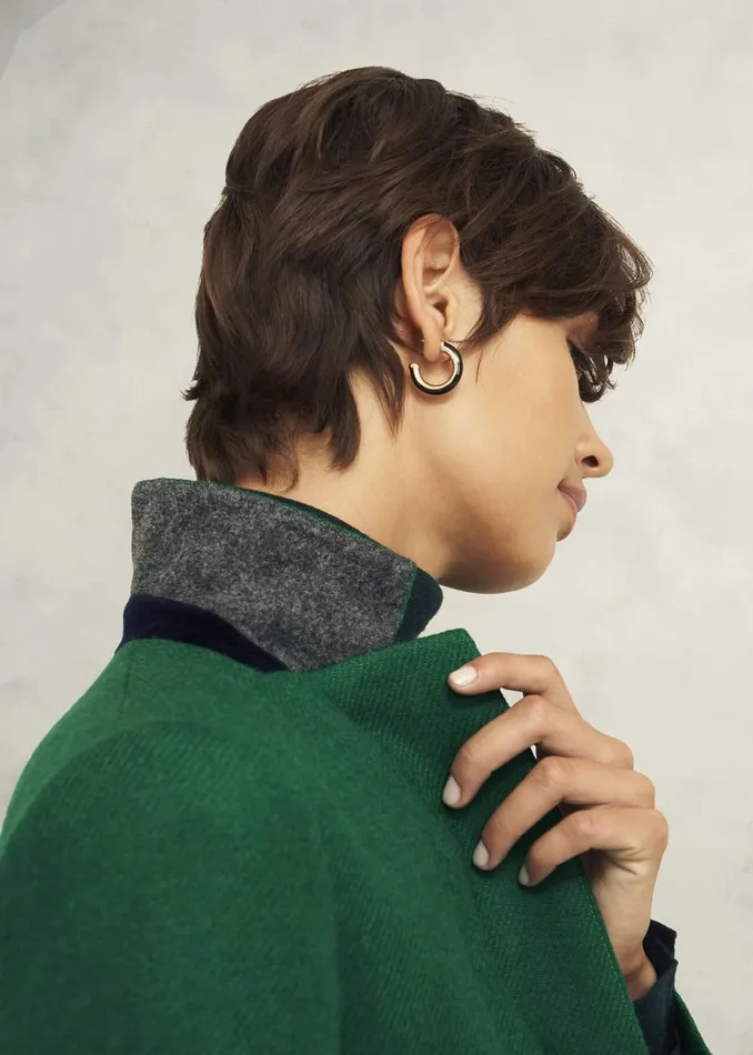 Women Coats and Jackets Hobbs Blake Wool Jacket Agate Green