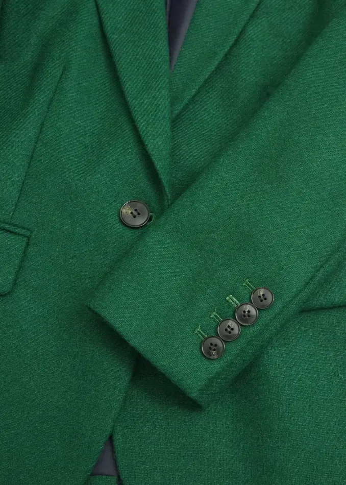 Women Coats and Jackets Hobbs Blake Wool Jacket Agate Green