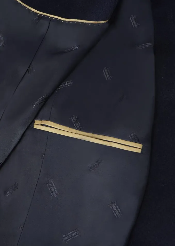 Women Coats and Jackets Hobbs Cavendish Wool Coat Navy