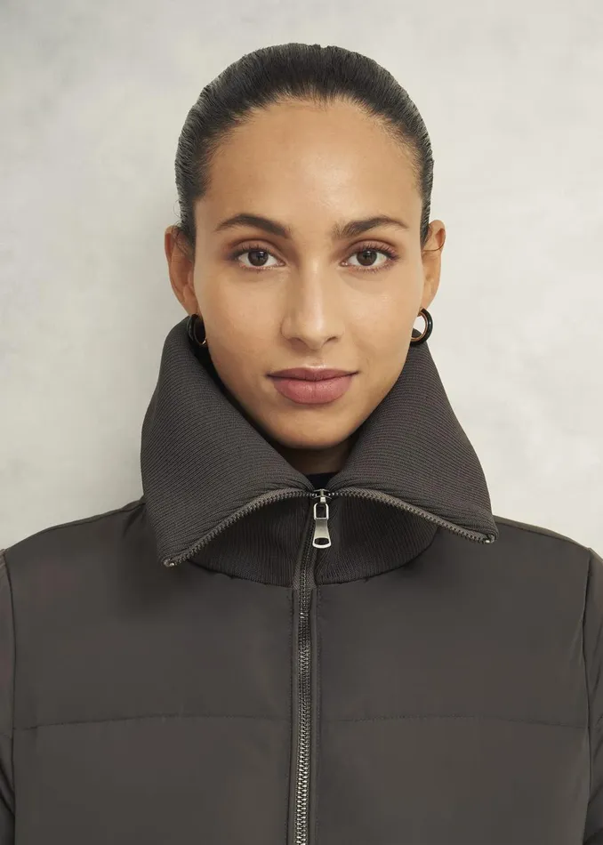 Women Coats and Jackets Hobbs Flora Puffer Mocha