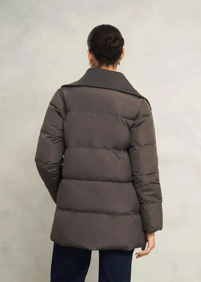 Women Coats and Jackets Hobbs Flora Puffer Mocha