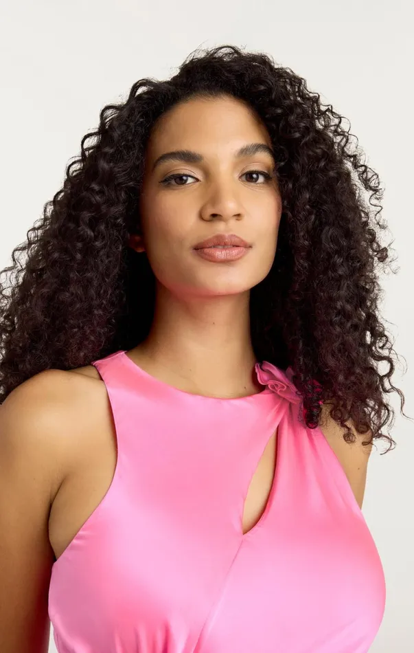 Women Cocktail and Evening Cinq Sept Cates Dress Electric Pink