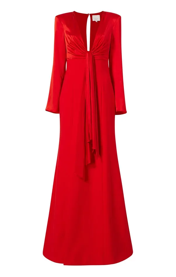 Women Cocktail and Evening Cinq Sept Julianne Gown Bisou