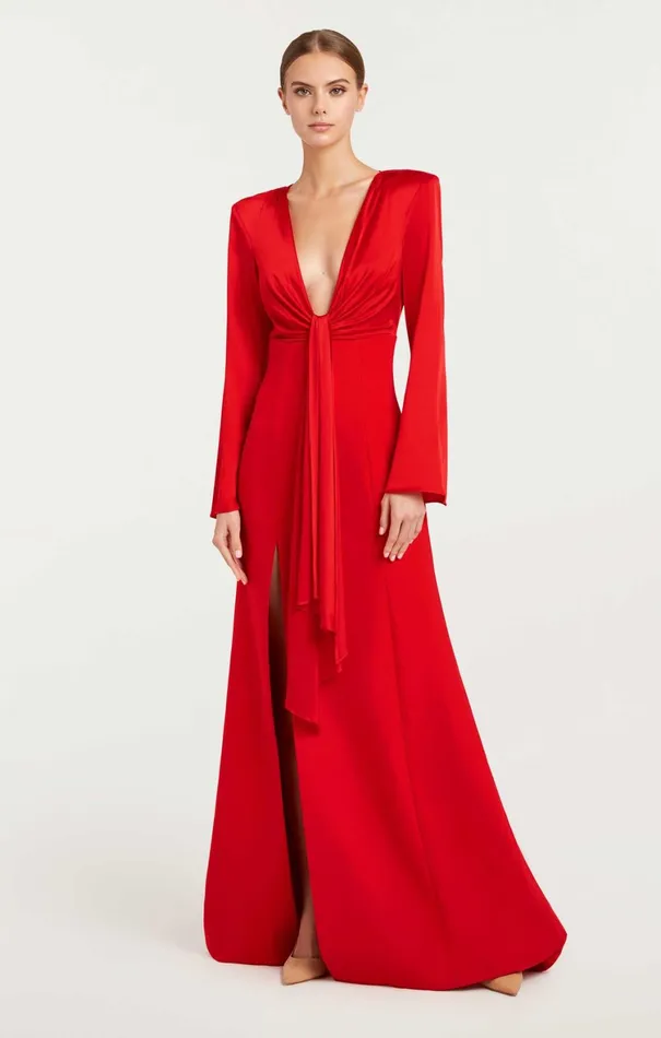 Women Cocktail and Evening Cinq Sept Julianne Gown Bisou