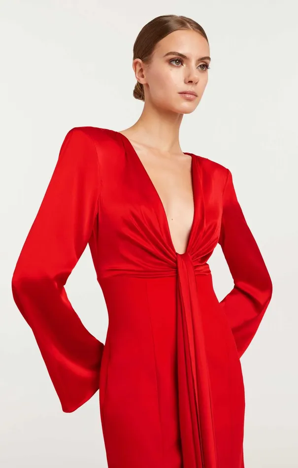 Women Cocktail and Evening Cinq Sept Julianne Gown Bisou