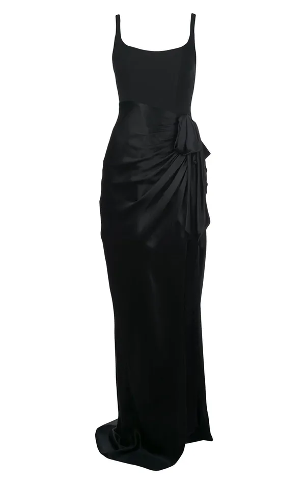 Women Cocktail and Evening Cinq Sept Marian Gown Black