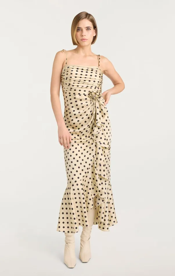 Women Cocktail and Evening Cinq Sept Mireya Dress Gardeniablack