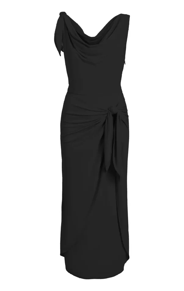Women Cocktail and Evening Cinq Sept Odin Dress Black