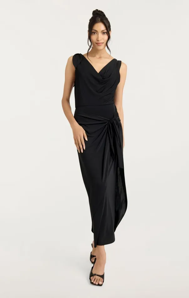 Women Cocktail and Evening Cinq Sept Odin Dress Black