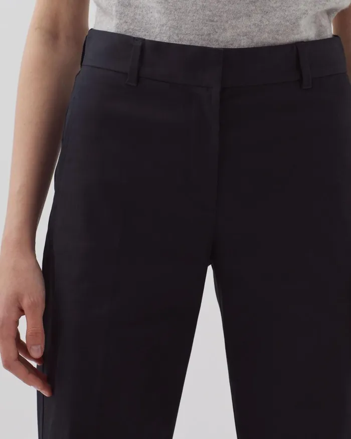 Women Colette 8211 Straight Trousers Black Beauty Comptoir Des Cotonniers Trousers