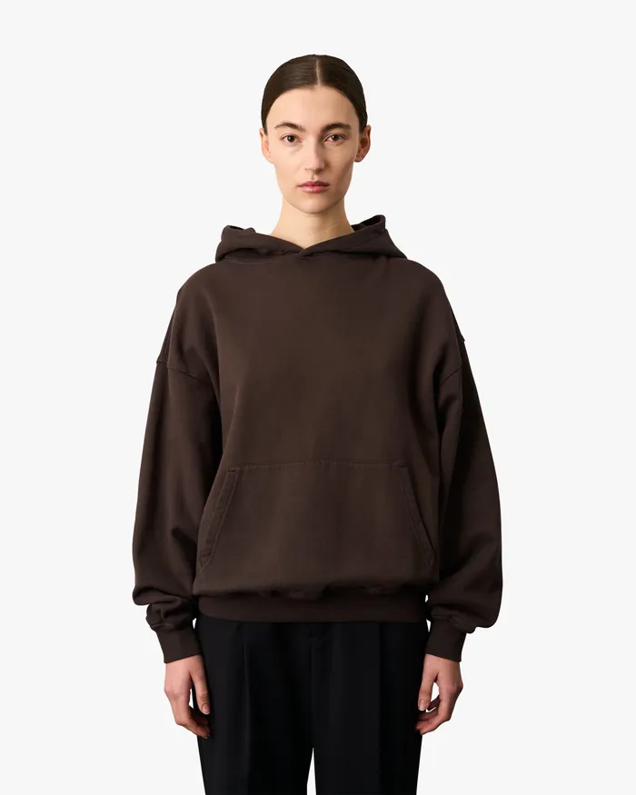 Women Colorfulstandard Organic Oversized Hood 8211 Desert Khaki Hoodies