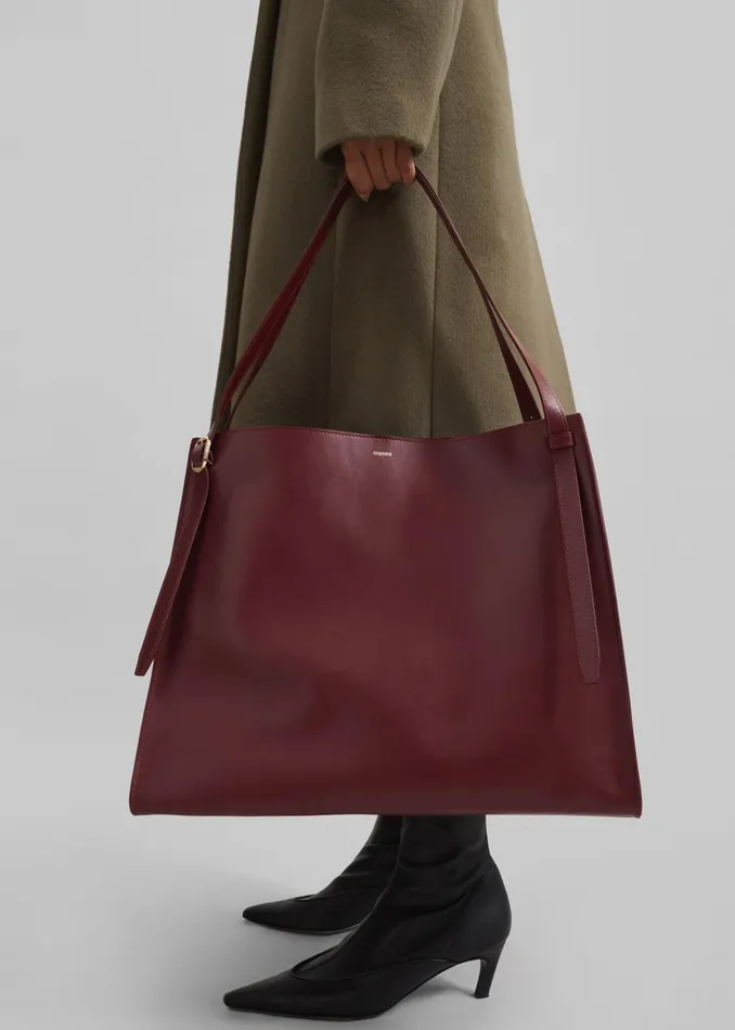 Women Coperni Belt Tote Bag 8211 Red The Frankie Shop