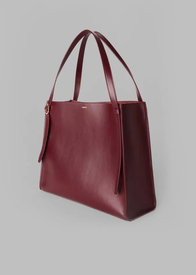 Women Coperni Belt Tote Bag 8211 Red The Frankie Shop