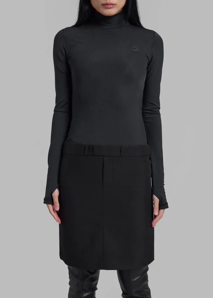 Women Coperni Hybrid Tailored Dress 8211 Black The Frankie Shop Dresses