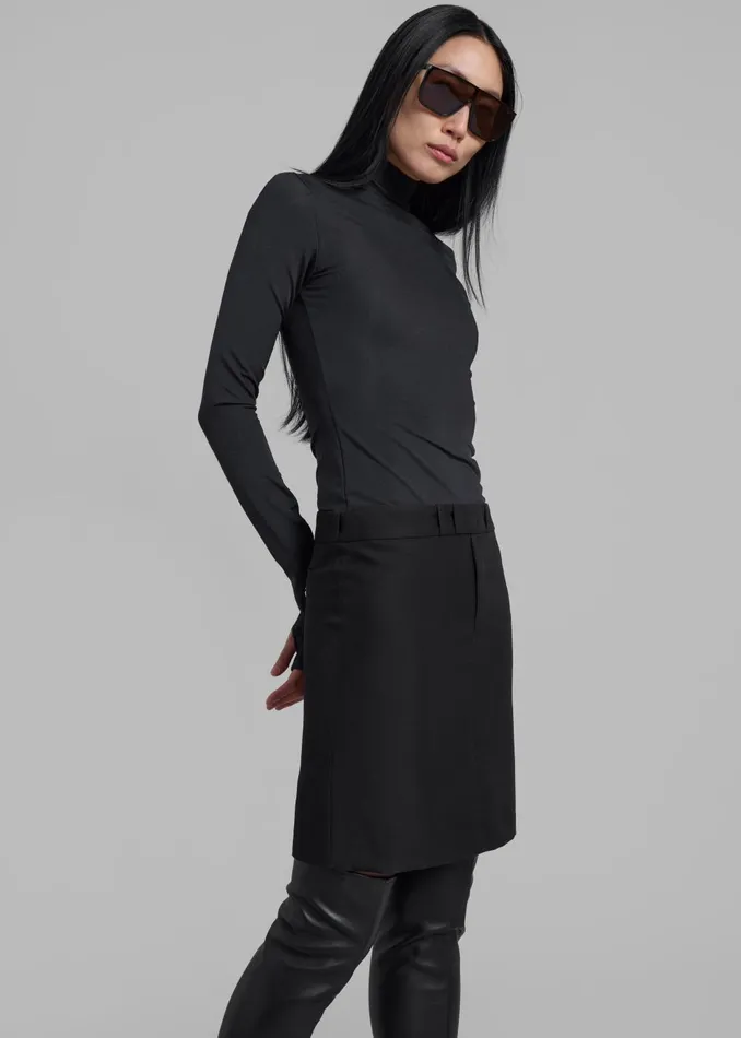 Women Coperni Hybrid Tailored Dress 8211 Black The Frankie Shop Dresses