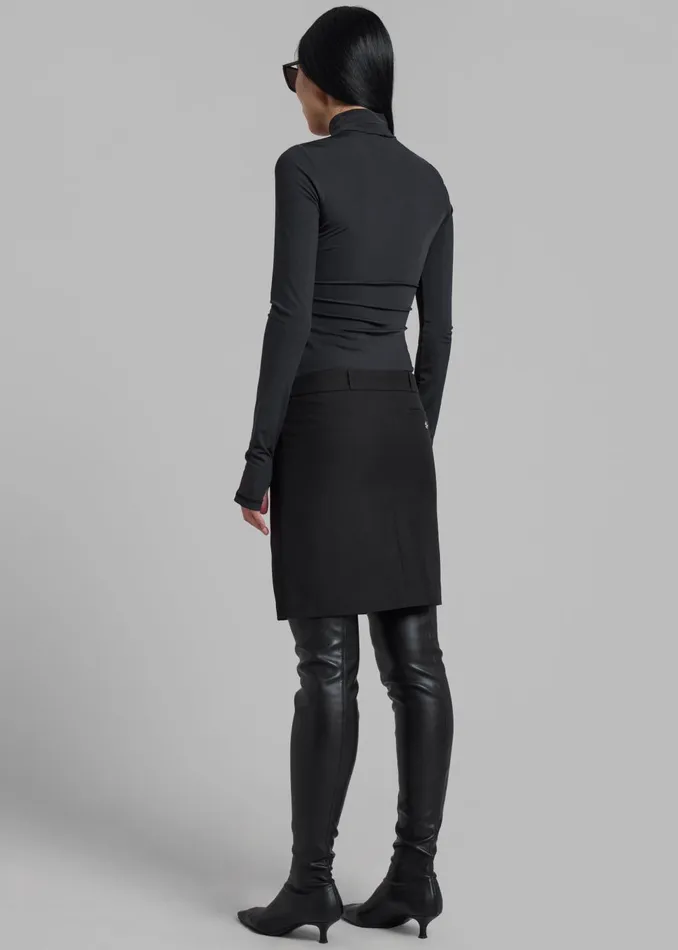 Women Coperni Hybrid Tailored Dress 8211 Black The Frankie Shop Dresses