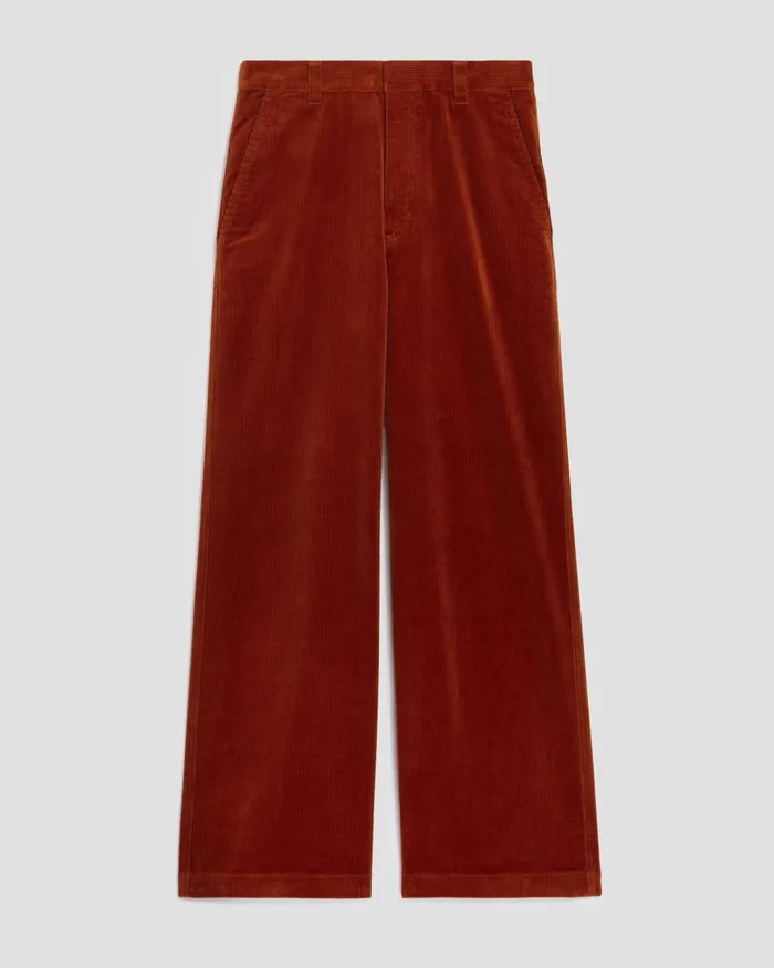 Women Corduroy Trousers Orange Comptoir Des Cotonniers Trousers Women Corduroy Trousers Orange Comptoir Des Cotonniers Trousers