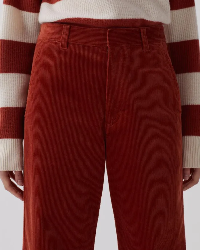 Women Corduroy Trousers Orange Comptoir Des Cotonniers Trousers Women Corduroy Trousers Orange Comptoir Des Cotonniers Trousers